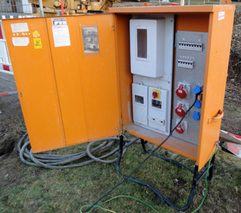 Baustromkasten bei Elektro Kempa in Michendorf